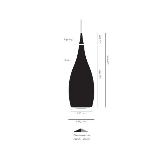 Hanglamp LDM Drop Move Met Katrol - Afbeelding 4