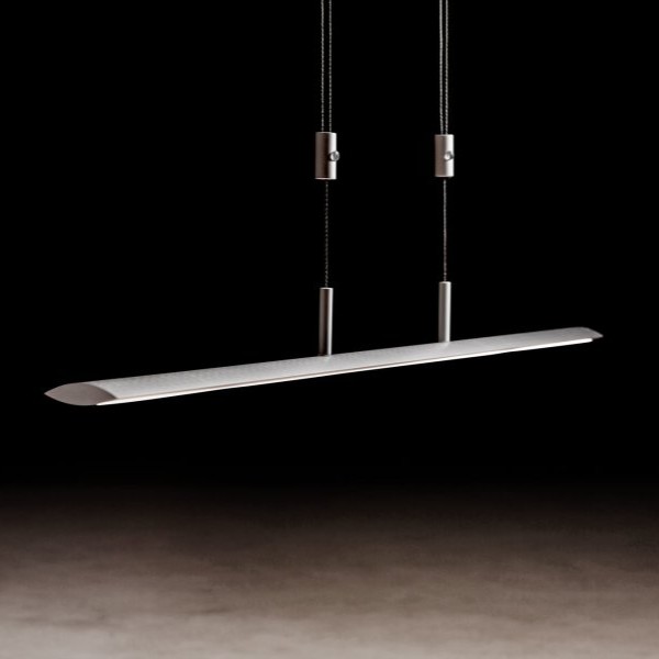 Holtkötter Epsilon 9222-2-61 Hanglamp 115 cm – Mat Zilver