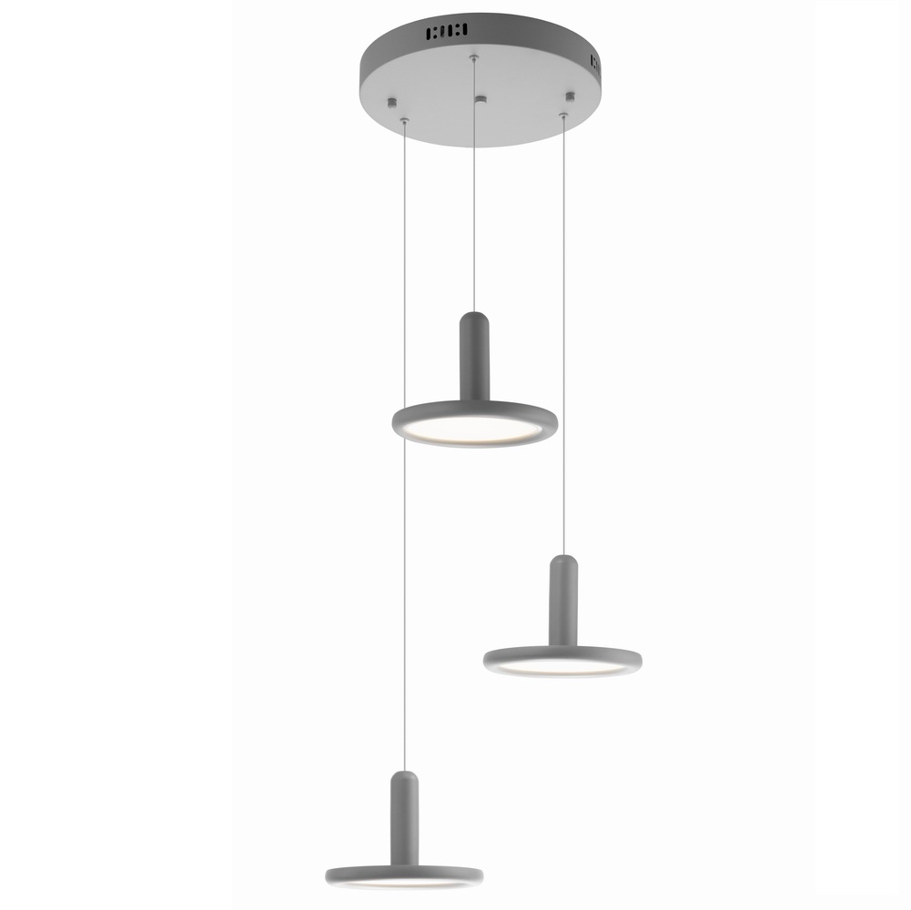 Hanglamp Highlight Suspenda 3L Grijs